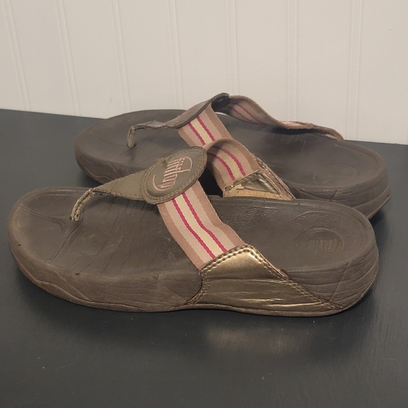 FitFlop Flip Flop Thong Brown Sandals‎ Womens Size 7 - Picture 7 of 7